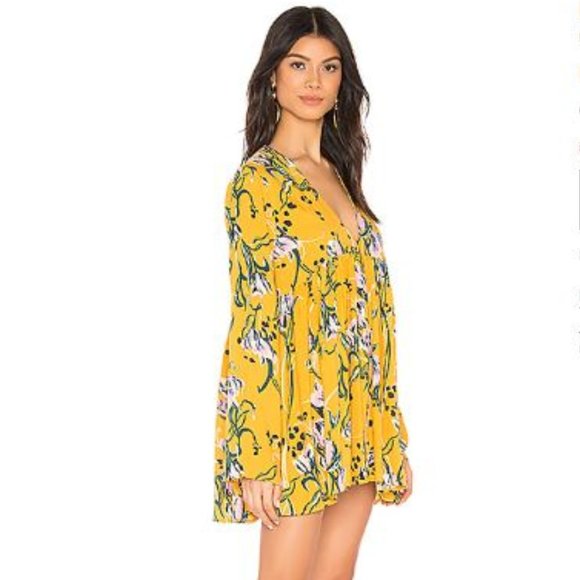 NWT Free People Bella Printed Tunic - Picture 5 of 15